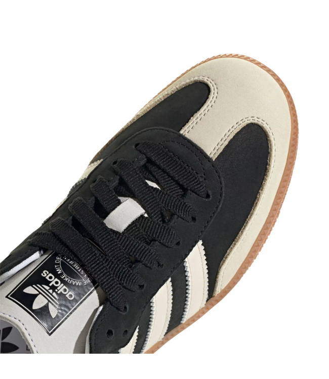 ADIDAS WOMENS SAMBA OG SHOE BLACK/WHITE/SILVER