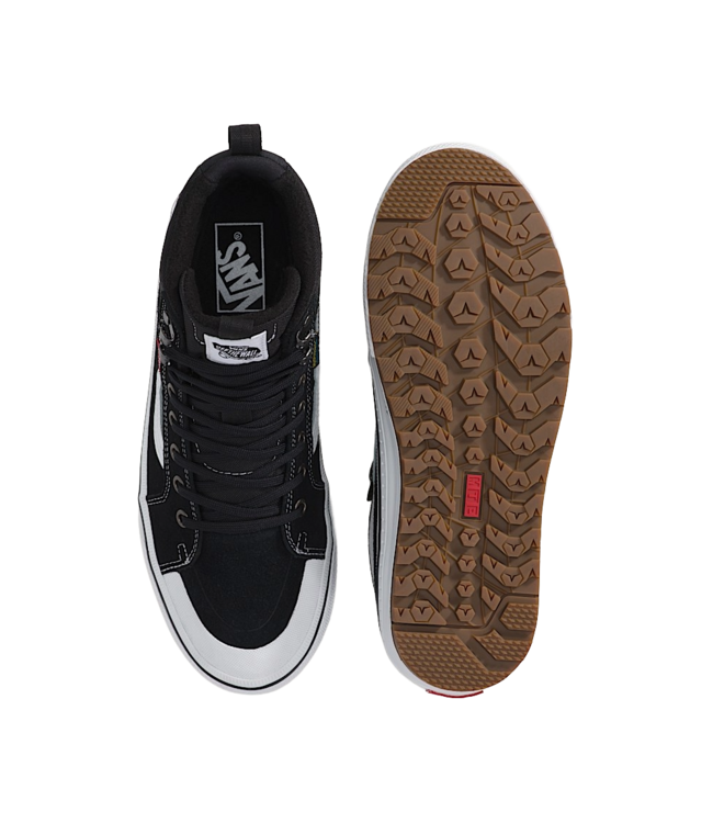 VANS MENS SK8-HI WATERPROOF INSULATED SHOES (BA2) BLACK/WHITE