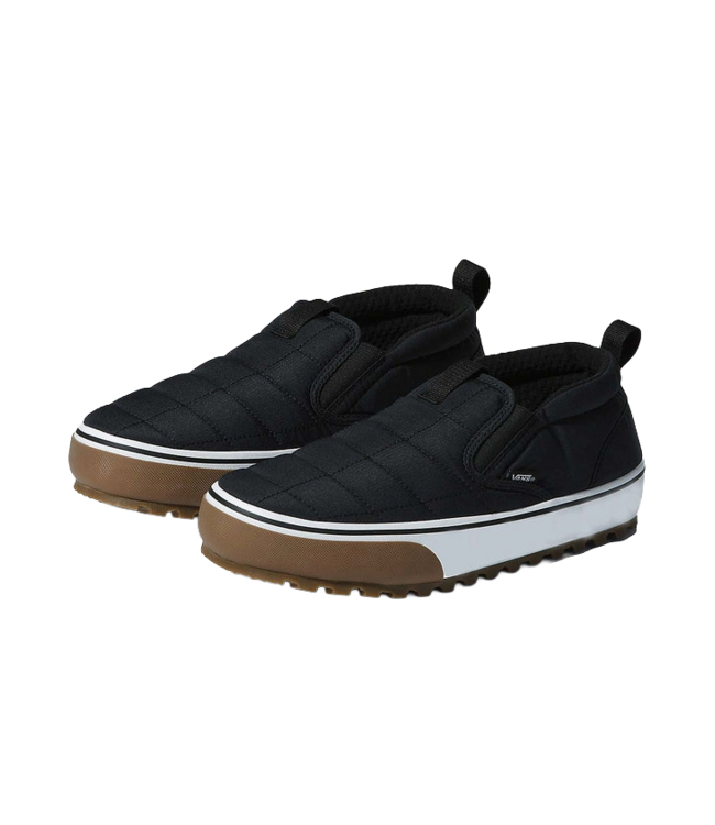 VANS MENS MTE SNOW LODGE MID SLIPPER (BLA) QUILTED BLACK