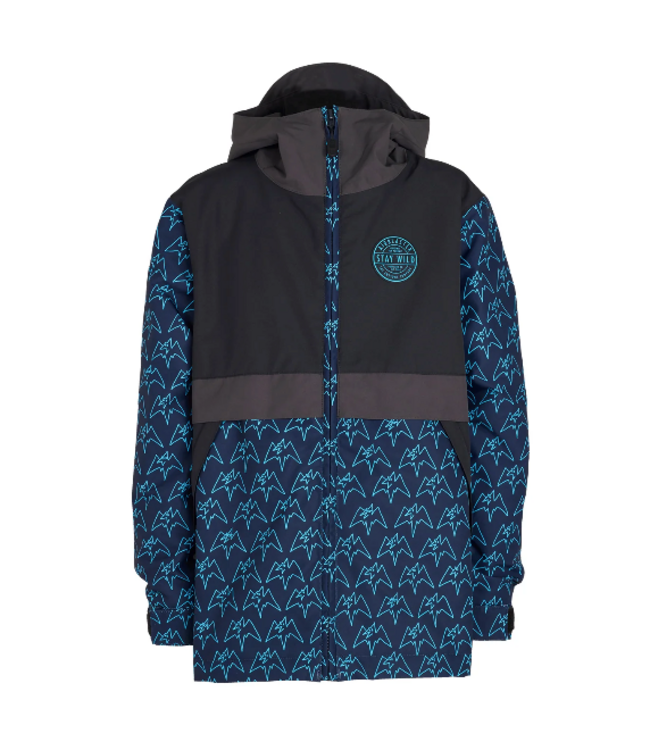 AIRBLASTER YOUTH TRENCHER FULL ZIP JACKET BLUEBIRD TERRY 2025