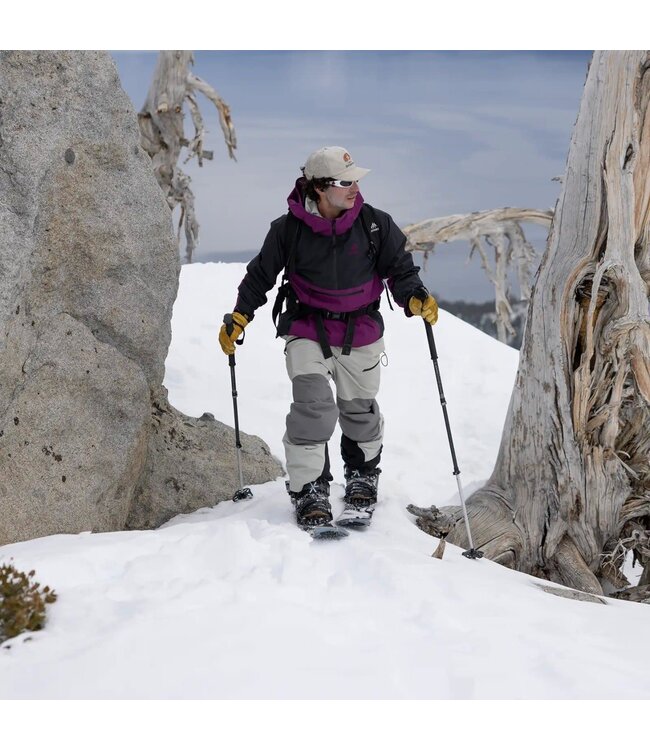 JONES MOUNTAIN SURF RECYCLED BIB PANT SMOKE GRAY 2025