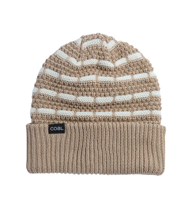 COAL FIR BEANIE KHAKI / OFF WHITE 2025