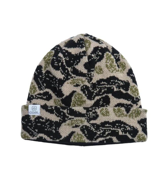 COAL FJORD BEANIE BLACK CAMO 2025