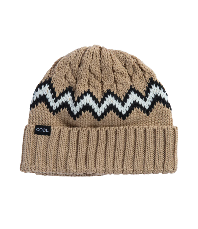 COAL MEADOWS BEANIE KHAKI / BLACK 2025