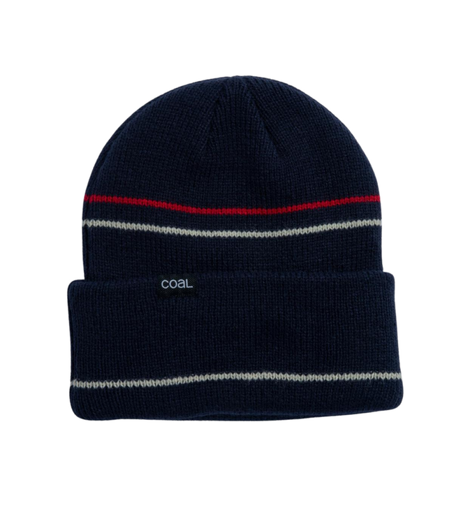 COAL WAYNE BEANIE NAVY/RED 2025