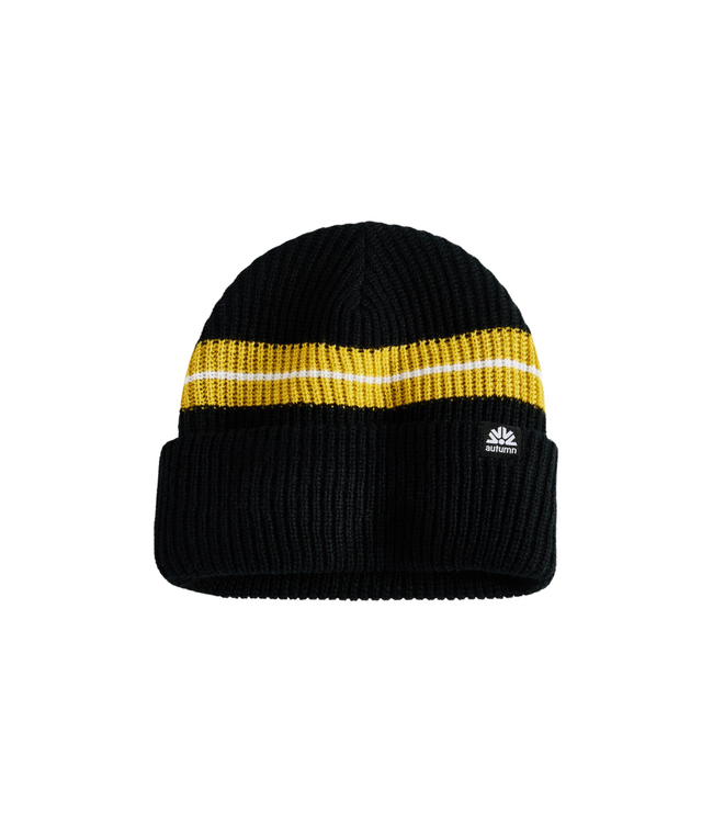 AUTUMN SIMPLE HORIZON BEANIE BLACK 2025