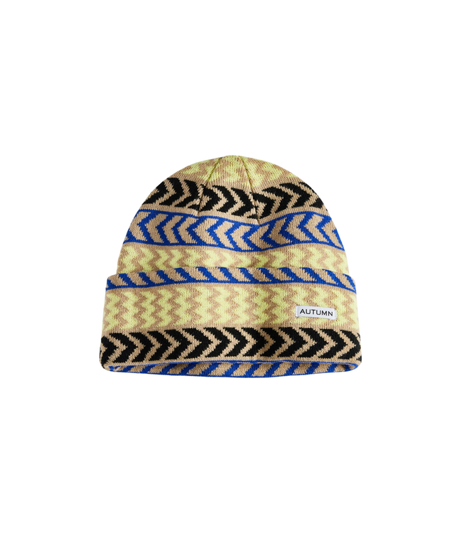 AUTUMN SELECT CHEVRON BEANIE KHAKI 2025