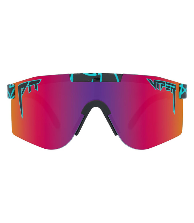 PIT VIPER THE DOUBLE WIDES SUNGLASSES THE VOLTAGE w/POLAR PINK/PURPLE
