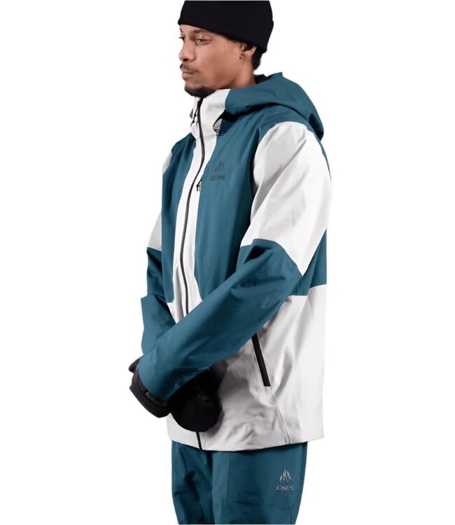 JONES MOUNTAIN SURF RECYCLED SHELL JACKET SMOKE GREY 2025