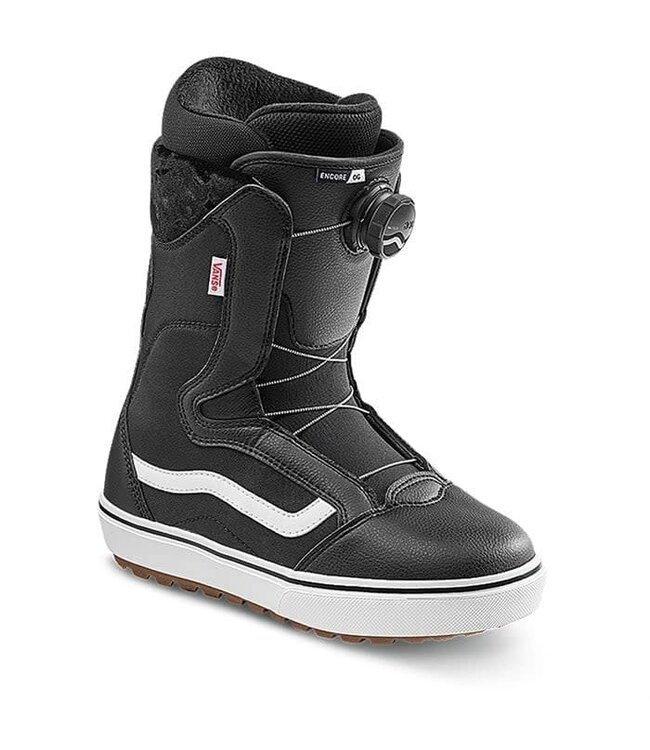 VANS WOMENS ENCORE OG SNOWBOARD BOOTS BLACK/WHITE 20 2025