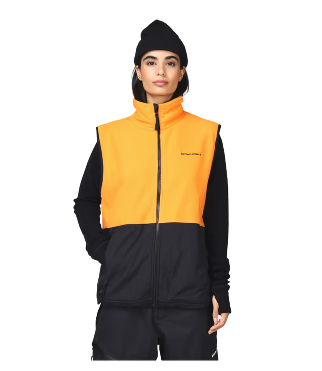 BEYOND MEDALS FLEECE VEST ORANGE 2025
