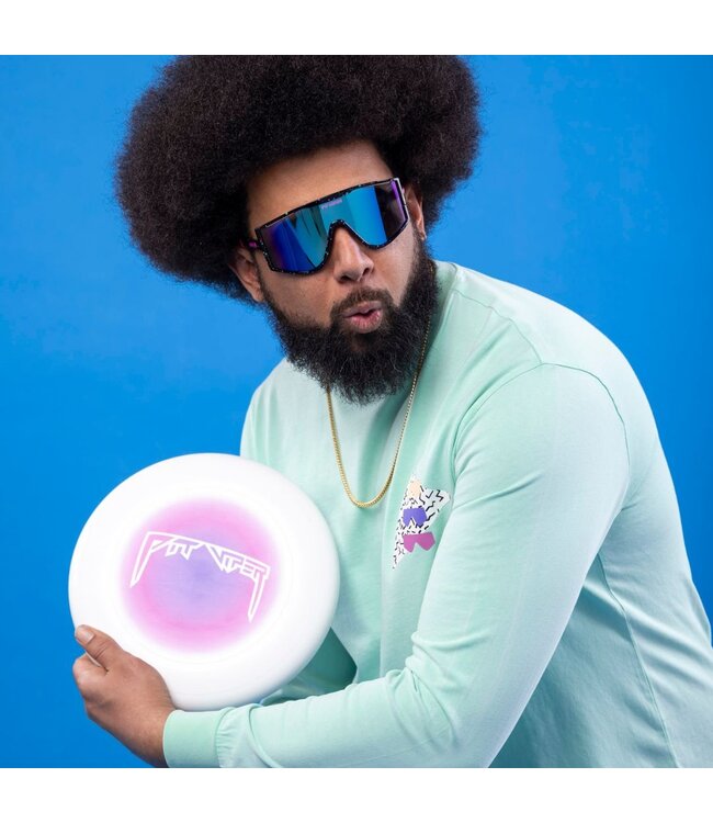 PIT VIPER THE TRY-HARD SUNGLASSES THE MIDNIGHT w/ BLUE