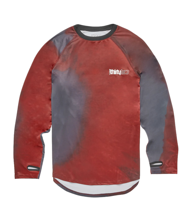 THIRTYTWO RIDELITE L/S SHIRT BLACK/RED 2025