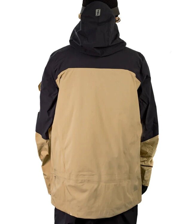 FORUM 3-LAYER BACKCOUNTRY JACKET BLACK/DESERT KHAKI 2025