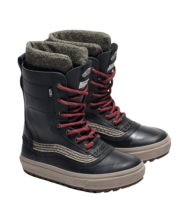 VANS MENS STANDARD MTE SNOW BOOT BLACK/RED