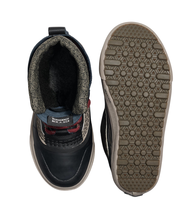 VANS MENS STANDARD MTE SNOW BOOT BLACK/RED