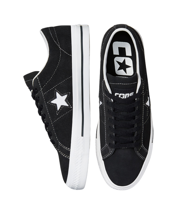 CONVERSE ONE STAR PRO SHOE BLACK / BLACK / WHITE