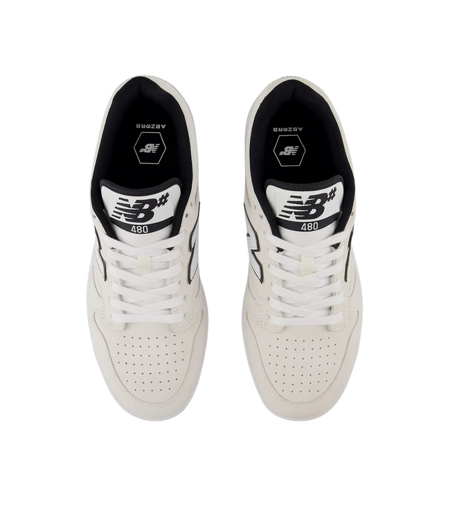 NEW BALANCE NUMERIC 480 SHOE WHITE/BLACK