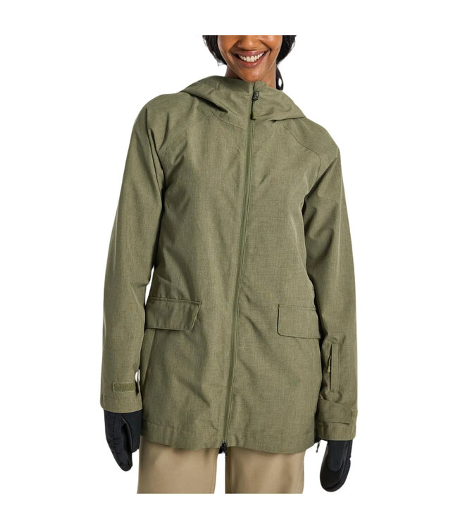 BURTON WOMENS LALIK JACKET FOREST MOSS 2025