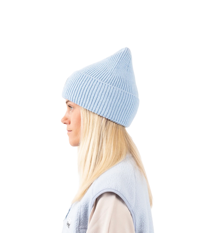 EIVY WOMENS EASTER RIB WOOL BEANIE FADED FOG 2025