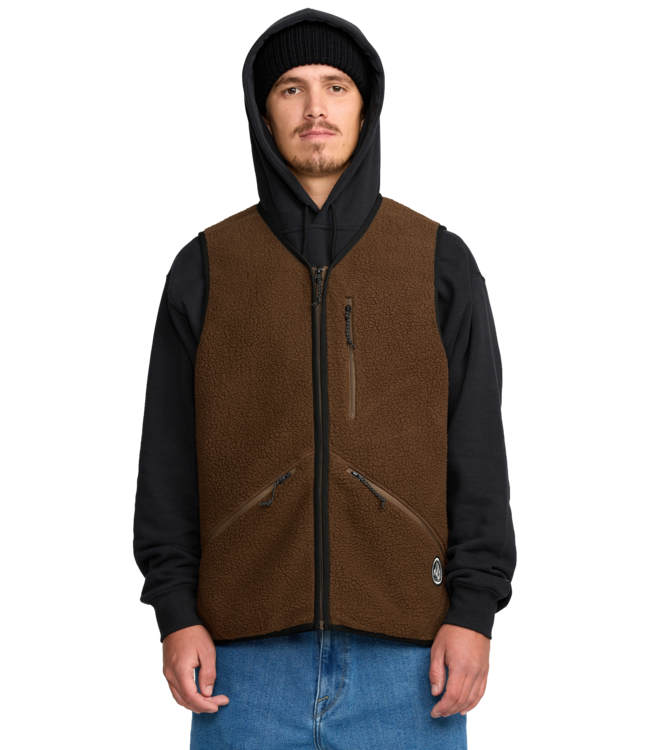 VOLCOM SNOWDRIFT VEST BROWN 2026