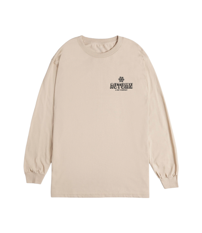 AUTUMN HAT CO L/S TEE SAND 2025