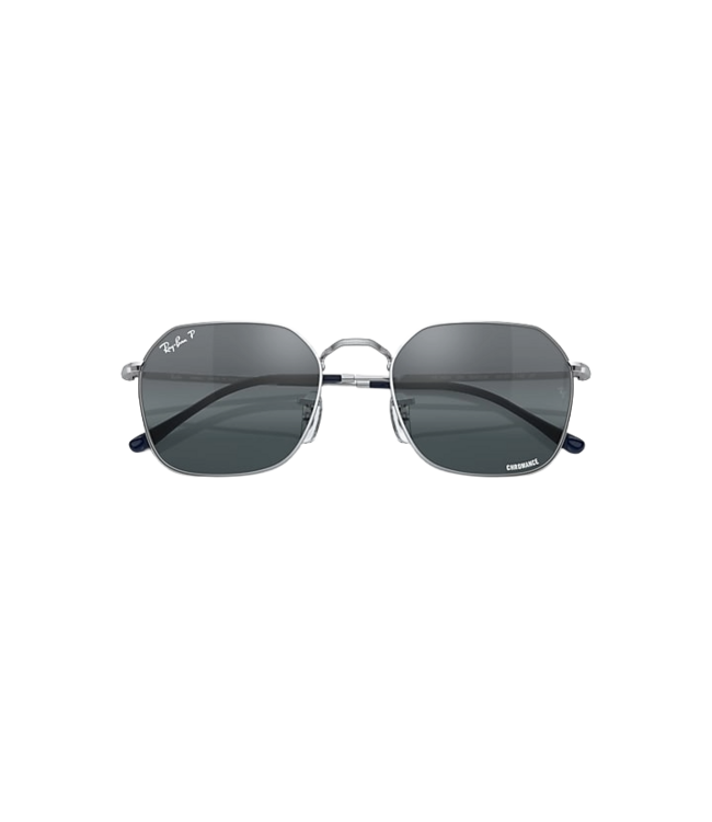 RAY-BAN JIM SUNGLASSES SILVER w/BLUE MIRROR GRADIENT