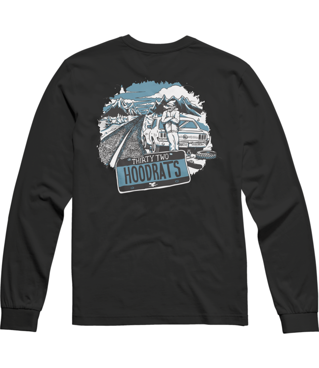 THIRTYTWO HOOD RATS LS TEE BLACK 2024