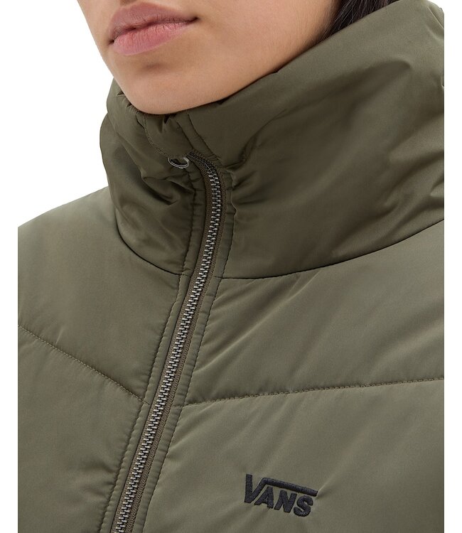 VANS WOMENS FOUNDRY PUFF MTE JACKET (BYY) GREEN