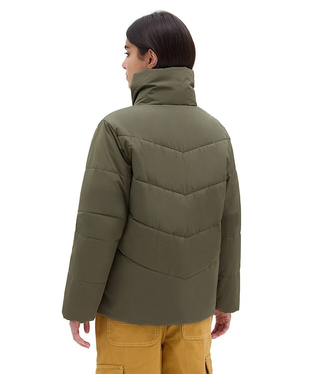 VANS WOMENS FOUNDRY PUFF MTE JACKET (BYY) GREEN