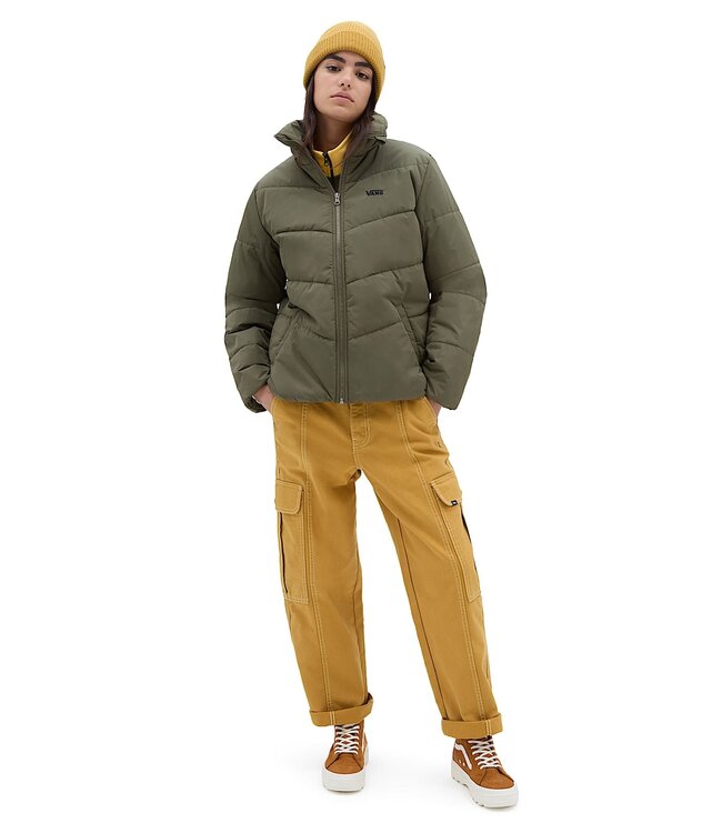 VANS WOMENS FOUNDRY PUFF MTE JACKET (BYY) GREEN