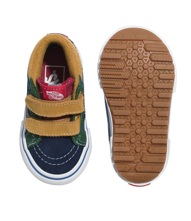 VANS YOUTH SK8 MID-1 REISSUE V MTE 1 SHOE (6GL) MULTI/TRUE WHITE