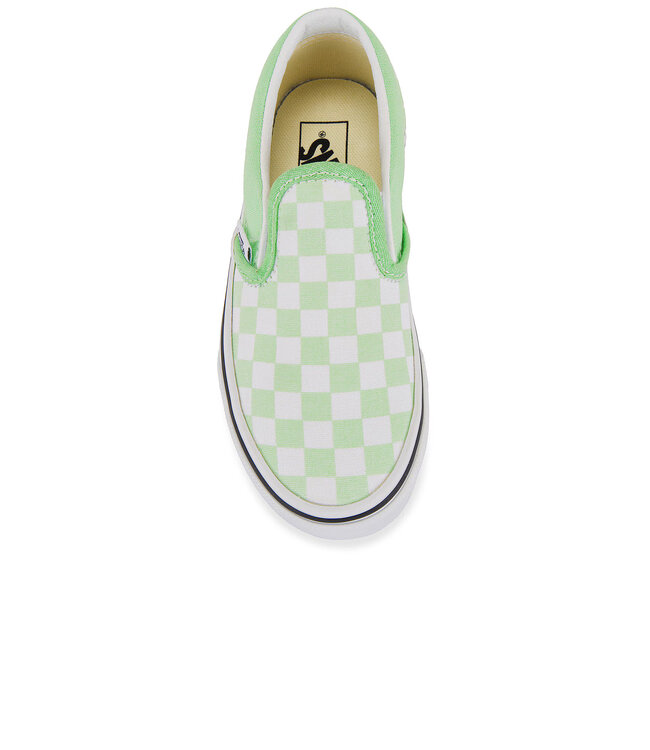 VANS YOUTH CLASSIC SLIP-ON SHOES (BD6) COLOR THEORY CHECKERBOARD