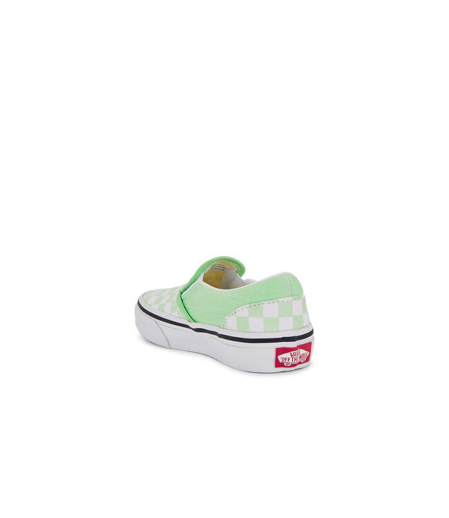 VANS YOUTH CLASSIC SLIP-ON SHOES (BD6) COLOR THEORY CHECKERBOARD