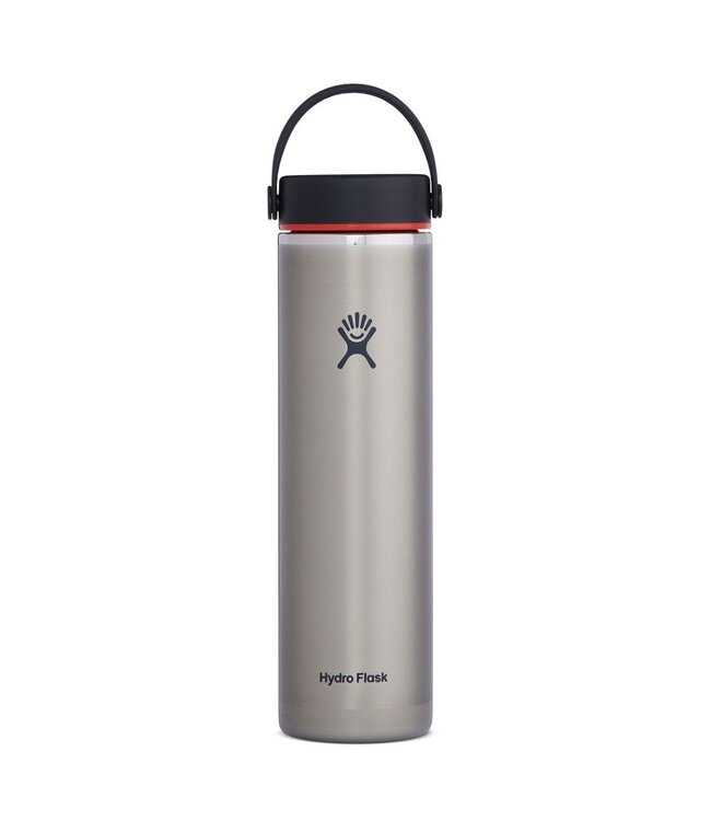 HYDRO FLASK 24OZ LIGHTWEIGHT WIDE FLEX CAP SLATE