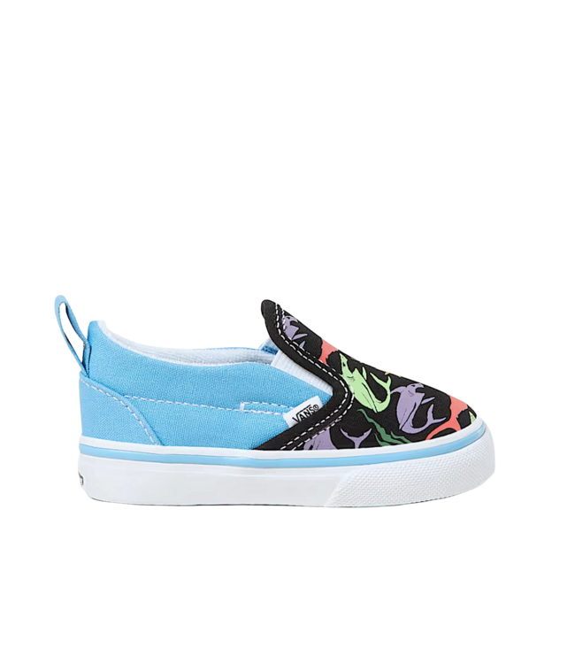 VANS TODDLER SLIP-ON V SHOES GLOW SHARKS
