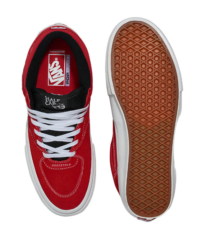 VANS SKATE HALF CAB SHOES SPORT RED/BLACK
