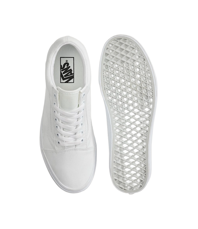 VANS OLD SKOOL SHOE TRUE WHITE