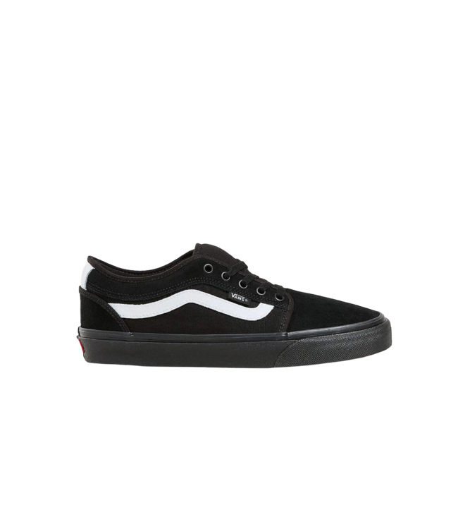 VANS MENS SKATE CHUKKA LOW SIDESTRIPE SHOE BLACK/WHITE