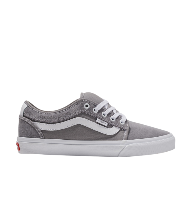 VANS MENS SKATE CHUKKA LOW SIDESTRIPE SHOE LIGHT GREY