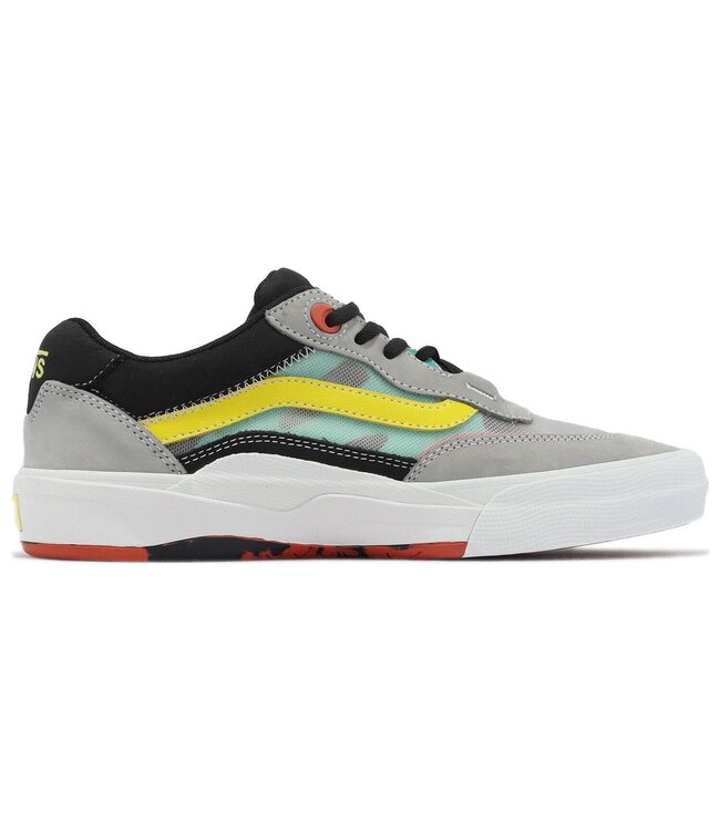 VANS MENS SKATE WAYVEE SHOE LUCID GREY/BLAZING YELLOW