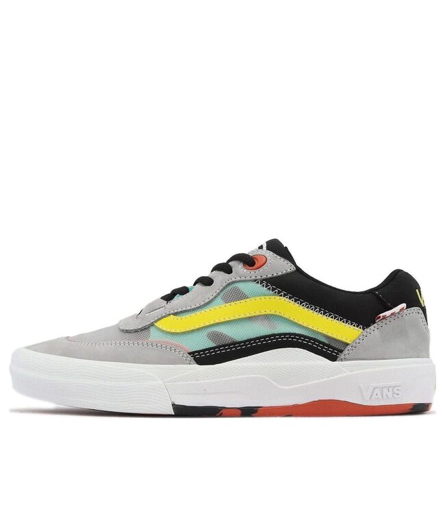 VANS MENS SKATE WAYVEE SHOE LUCID GREY/BLAZING YELLOW