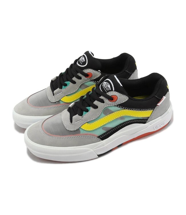 VANS MENS SKATE WAYVEE SHOE LUCID GREY/BLAZING YELLOW