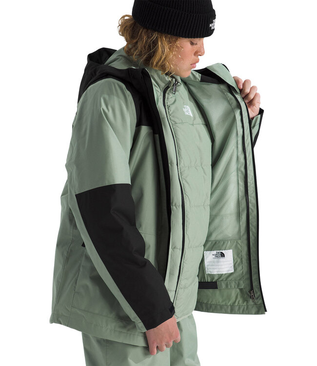 THE NORTH FACE TEEN FREEDOM TRICLIMATE SNOW JACKET SLATE MOSS 2026