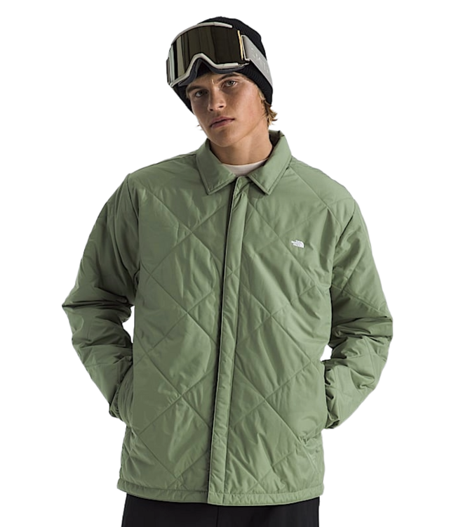 THE NORTH FACE MENS AFTERBURNER INSULATED LS FLANNEL BARK MIST 2026