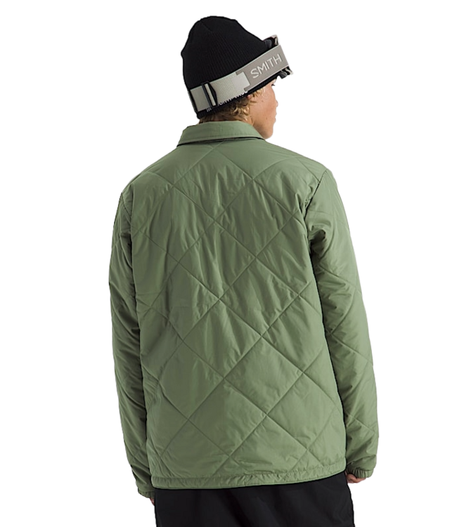 THE NORTH FACE MENS AFTERBURNER INSULATED LS FLANNEL BARK MIST 2026