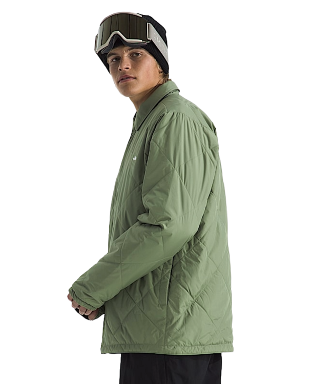 THE NORTH FACE MENS AFTERBURNER INSULATED LS FLANNEL BARK MIST 2026