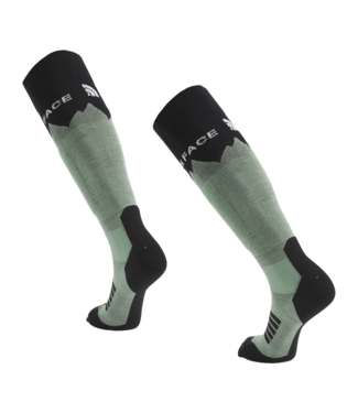 THE NORTH FACE THE NORTH FACE MENS MOUNTAIN RESORT SNOW SOCKS SLATE MOSS/TNF BLACK