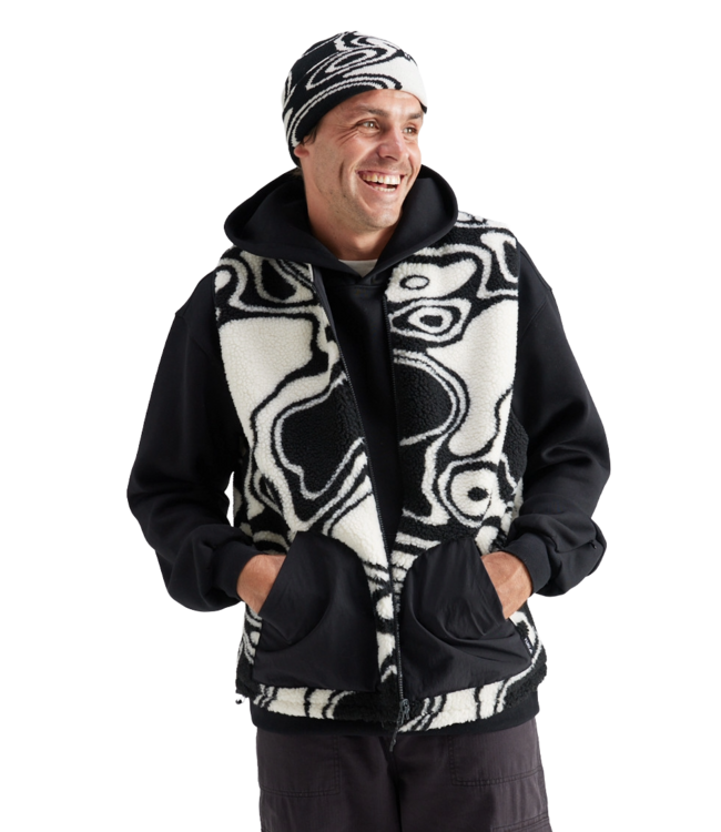 YUKI THREADS CORI REVERSIBLE VEST BLACK 2026