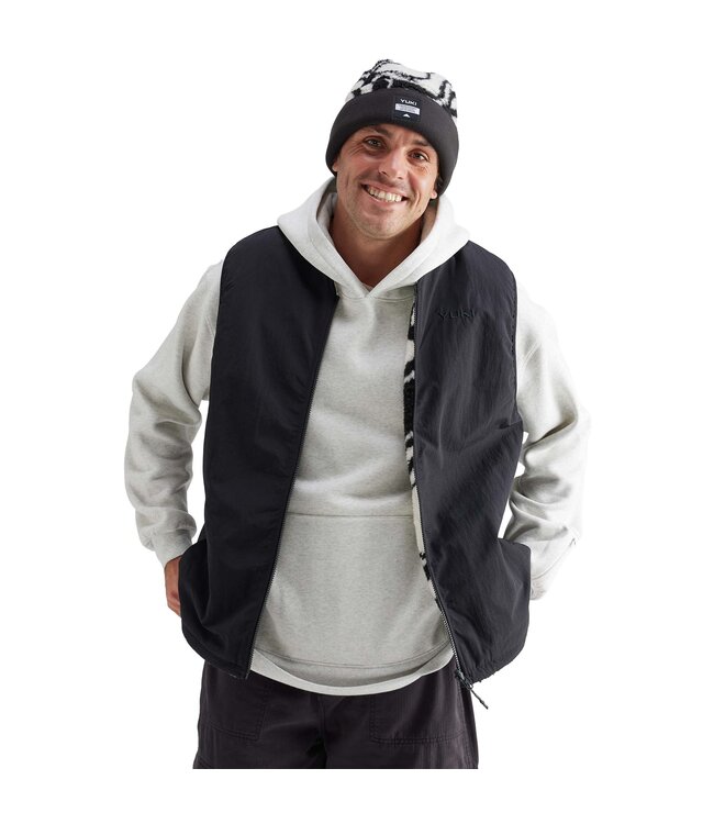 YUKI THREADS CORI REVERSIBLE VEST BLACK 2026